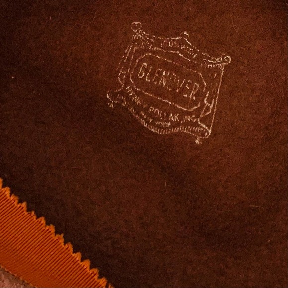 Vintage Brown Wool Beret Glenover Henry Pollak - Picture 5 of 6